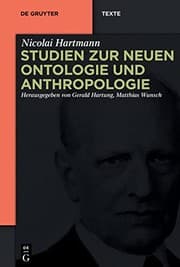 Tapa de Studien Zur Neuen Ontologie und Anthropologie