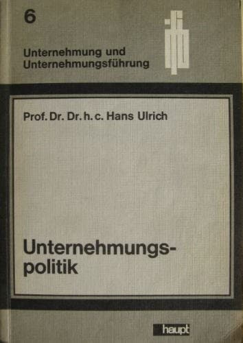Tapa de Unternehmungspolitik