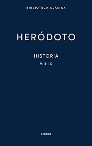 Tapa de Historia. Libros VIII-IX