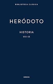 Tapa de Historia. Libros VIII-IX