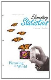Tapa de Elementary Statistics Picturing the World, A la Carte Plus