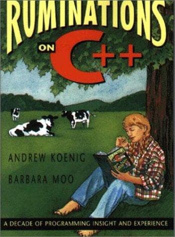 Tapa de Ruminations on C++