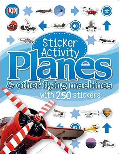 Tapa de Sticker Activity Planes