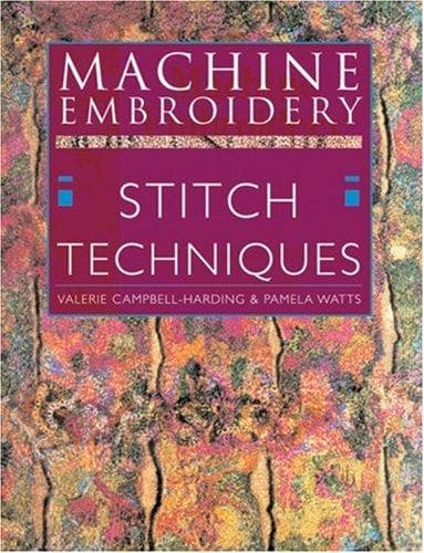 Tapa de Machine Embroidery Stitch Techniques