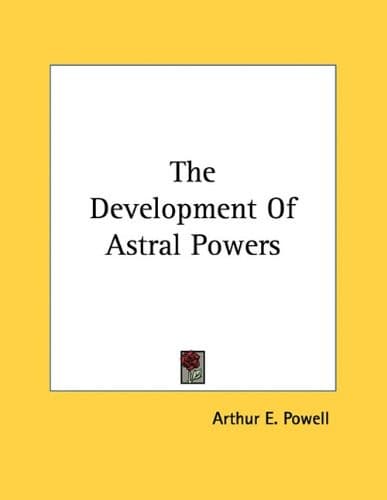 Tapa de The Development of Astral Powers