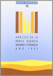 Tapa de Análisis de la renta agraria, Navarra y comarcas. Año 1994
