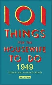 Tapa de 101 Things for the Housewife to Do 1949
