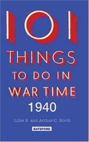Tapa de 101 things to do in wartime 1940