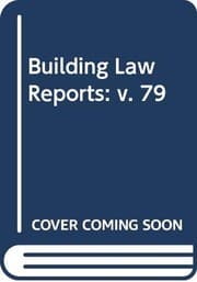 Tapa de Building Law Reports