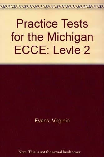 Tapa de Practice Tests for the Michigan ECCE 2