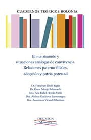 Tapa de El matrimonio y situaciones análogas de convivencia. Relaciones paterno-filiales, adopción y patria potestad