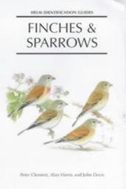 Tapa de Finches and Sparrows (Helm Identification Guides)