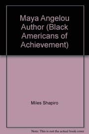 Tapa de Maya Angelou Author (Black Americans of Achievement)