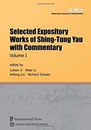 Tapa de Selected Expository Works of Shing-Tung Yau with Commentary 2 Volume Set