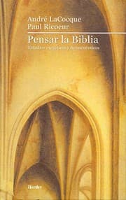 Tapa de Pensar la biblia : estudios exegeticos y hermeneuticos