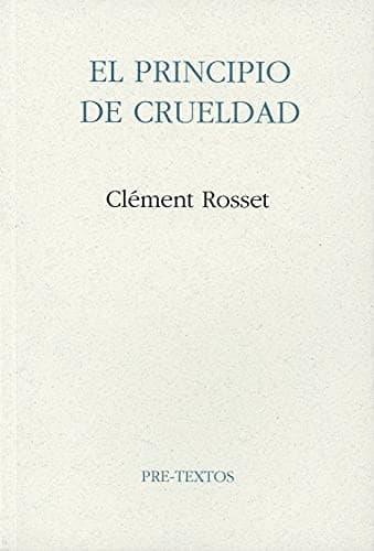 Tapa de Principio de La Crueldad