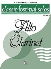 Tapa de Classic Festival Solos (E-flat Alto Clarinet): Solo Book (Classic Festival Solos)