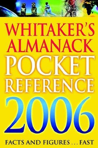 Tapa de Whitakers Pocket Reference 2006