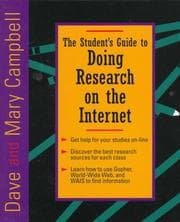 Tapa de The student's guide to doing research on the Internet