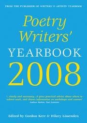 Tapa de Poetry writers' yearbook 2008