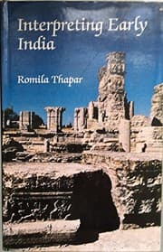 Tapa de Interpreting early India