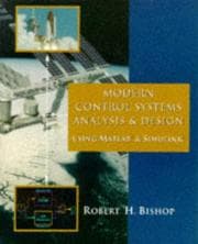 Tapa de Modern control systems analysis and design using MATLAB and SIMULINK