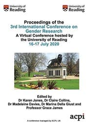 Tapa de ICGR20-Proceedings of the 3rd International Conference on Gender Research