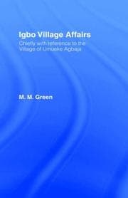 Tapa de Igbo Village Affairs