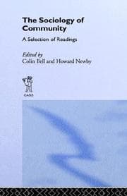 Tapa de The Sociology of community
