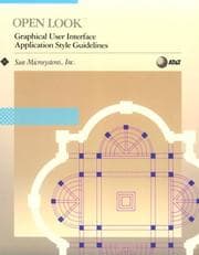 Tapa de Open Look Graphical User Interface Application Style Guide