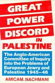 Tapa de Great power discord in Palestine