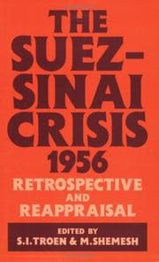 Tapa de The Suez-Sinai Crisis