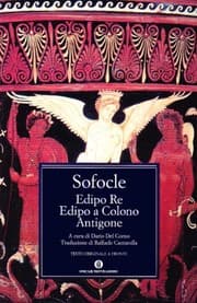 Tapa de Edipo re ; Edipo a Colono ; Antigone