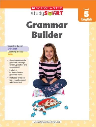 Tapa de Scholastic Study Smart Grammar Builder Grade 5