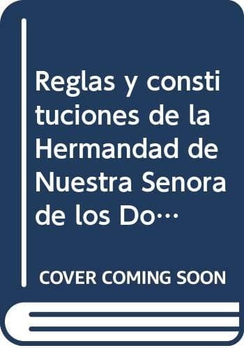 Tapa de REGLA Y CONSTITUCIONES HERMANDAD NSTRA.S