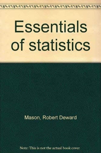 Tapa de Essentials of statistics