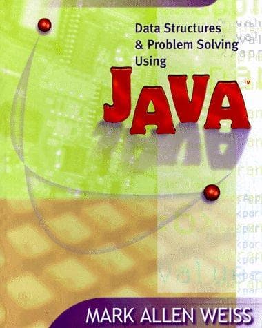 Tapa de Data structures and problem solving using Java