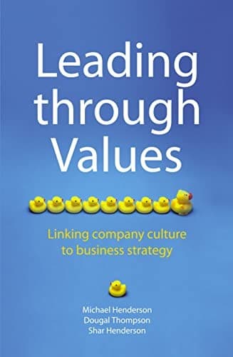 Tapa de Leading Through Values