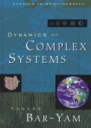 Tapa de Dynamics of complex systems