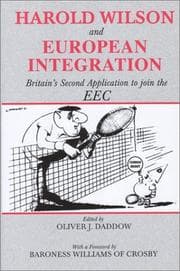 Tapa de Harold Wilson and European Integration