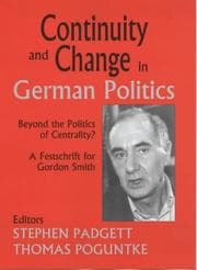 Tapa de Continuity and Change in German Politics