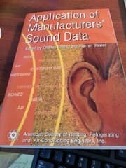 Tapa de Application of Manufacturers' Sound Data