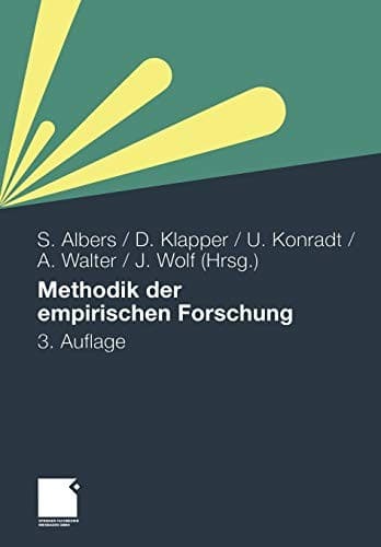 Tapa de Methodik der Empirischen Forschung