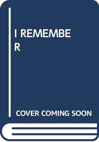 Tapa de I Remember