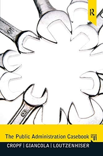 Tapa de The public administration casebook