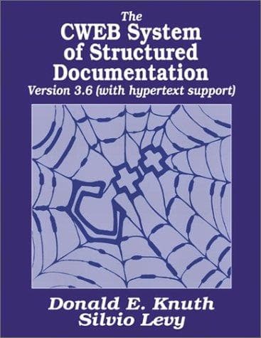 Tapa de The CWEB system of structured documentation