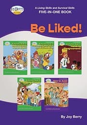 Tapa de Living Skills and Survival Skills Five-In-One Book - BE LIKED!