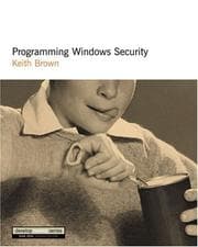 Tapa de Programming Windows security