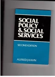 Tapa de Social Policy and Social Services