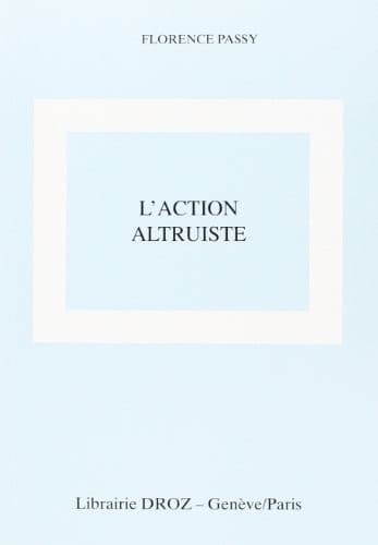 Tapa de L' action altruiste